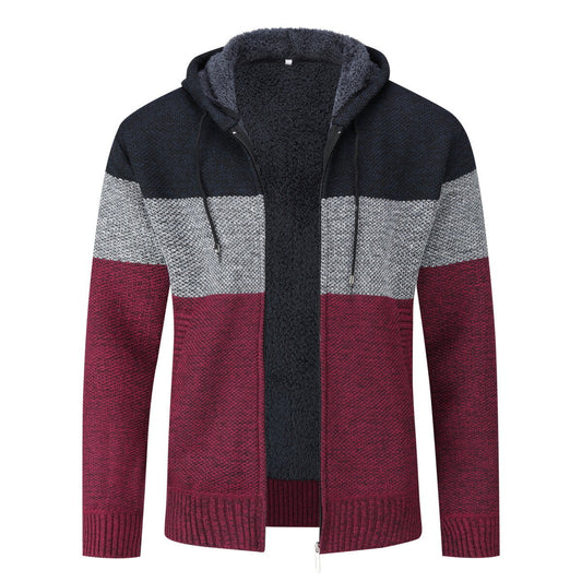 YFFUSHI Mens Casual Hooded Cardigan Jacket
