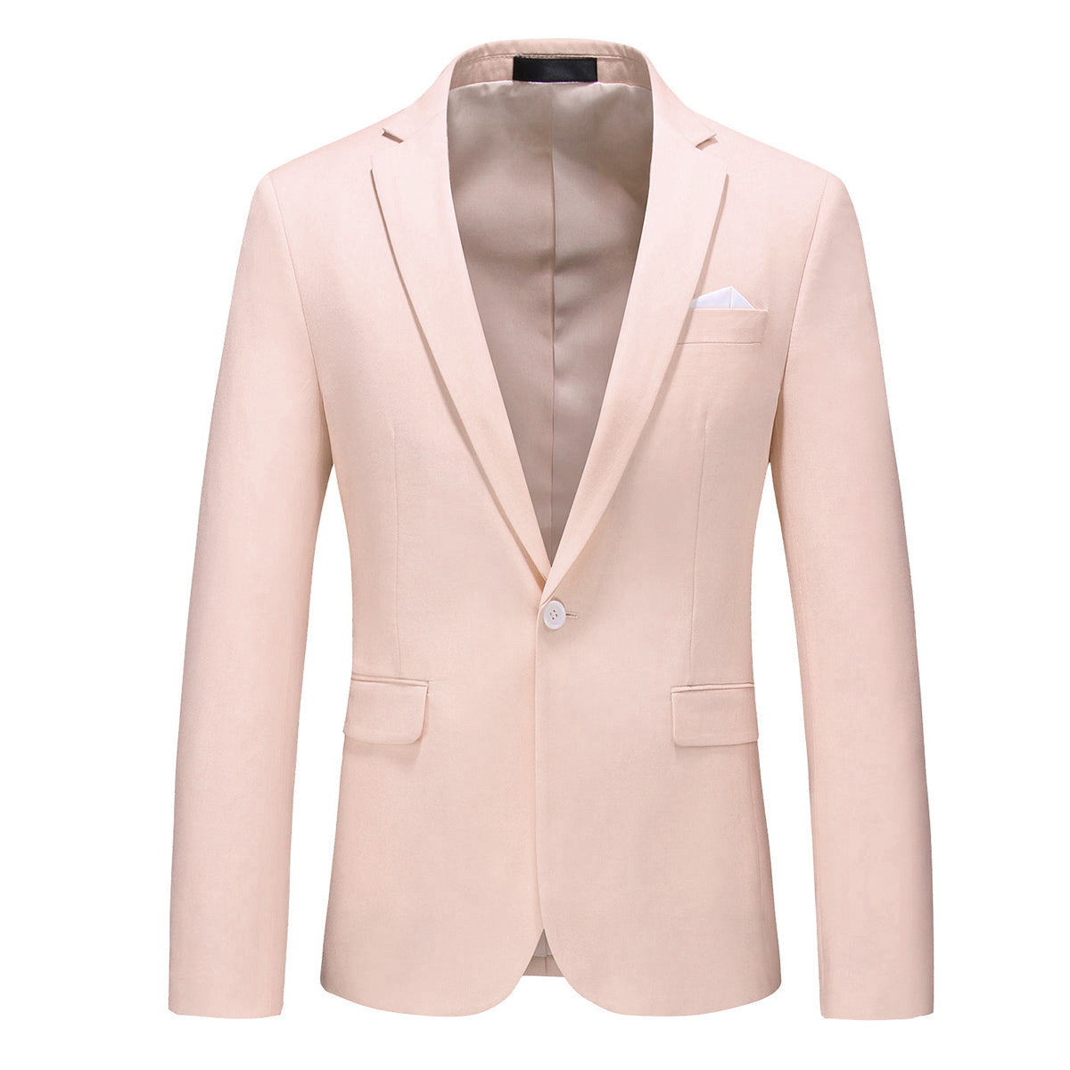 Cloudstyle Men's Suit Jacket One Button Slim Fit Sport Coat Daily Black Blazer