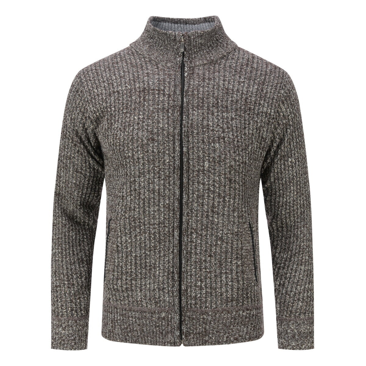 YFFUSHI Mens Slim Fit Solid Color Knit Cardigan
