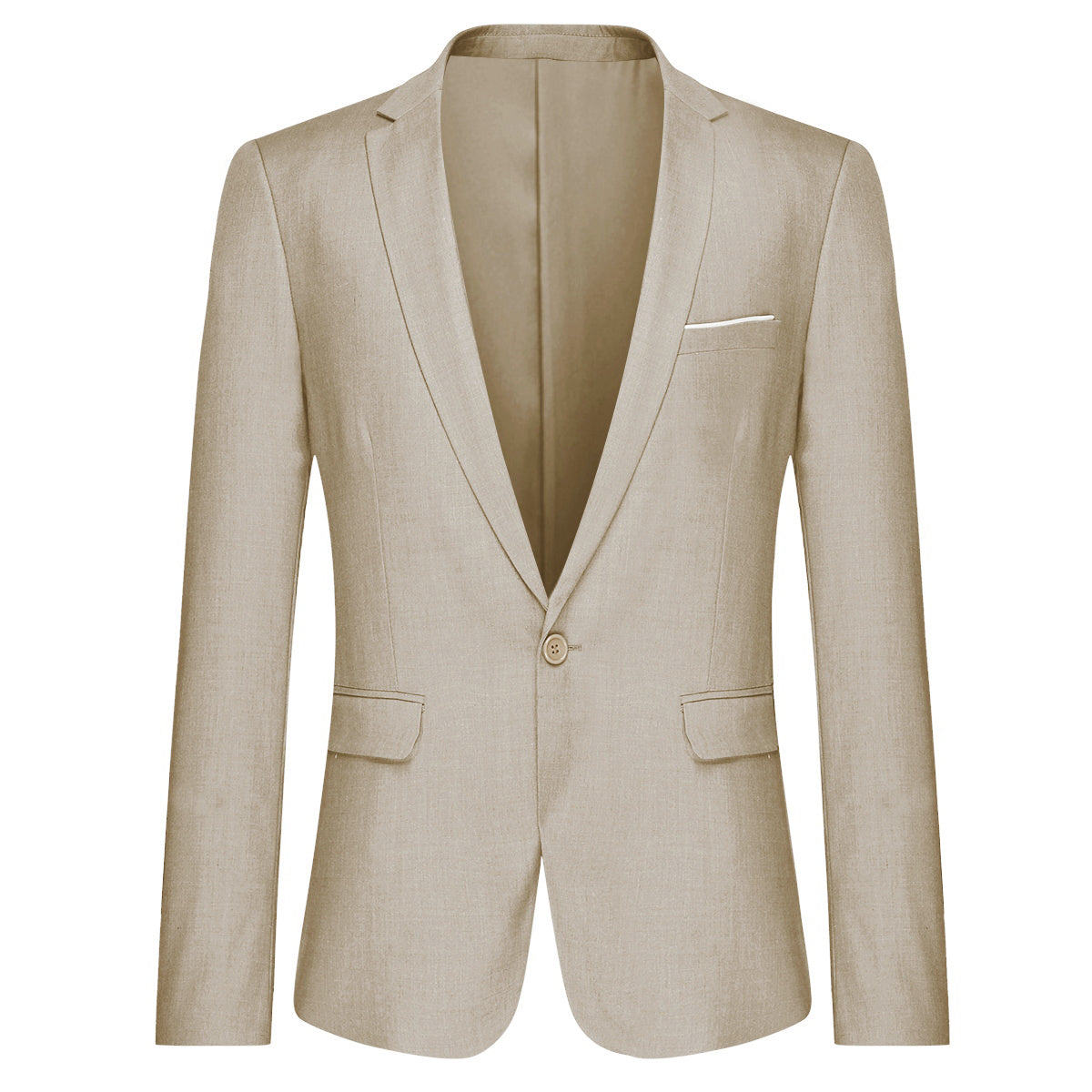 Cloudstyle Men's 2-Piece Suits Slim Fit 1 Button Dress Suit Jacket Blazer & Pants Set