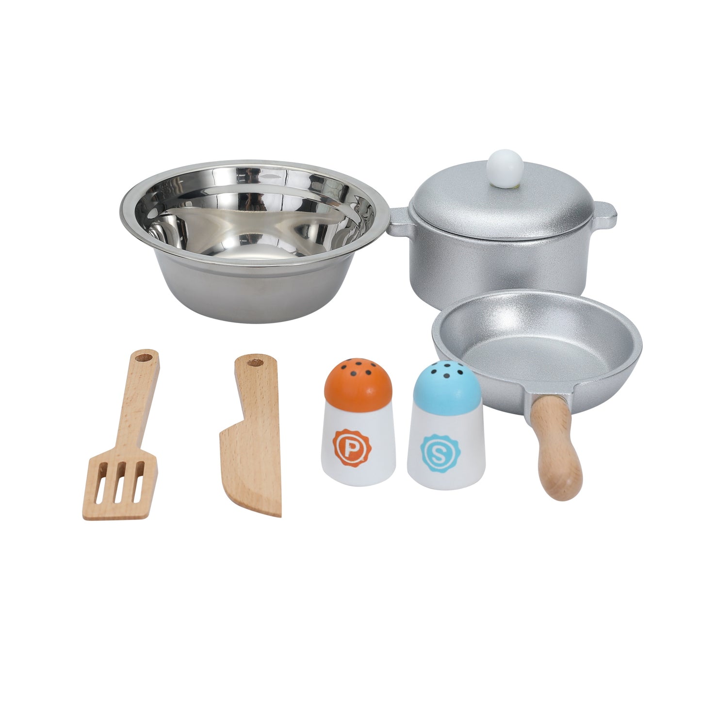 Conjunto de cozinha de canto infantil de brinquedo de madeira HOMEMIYN