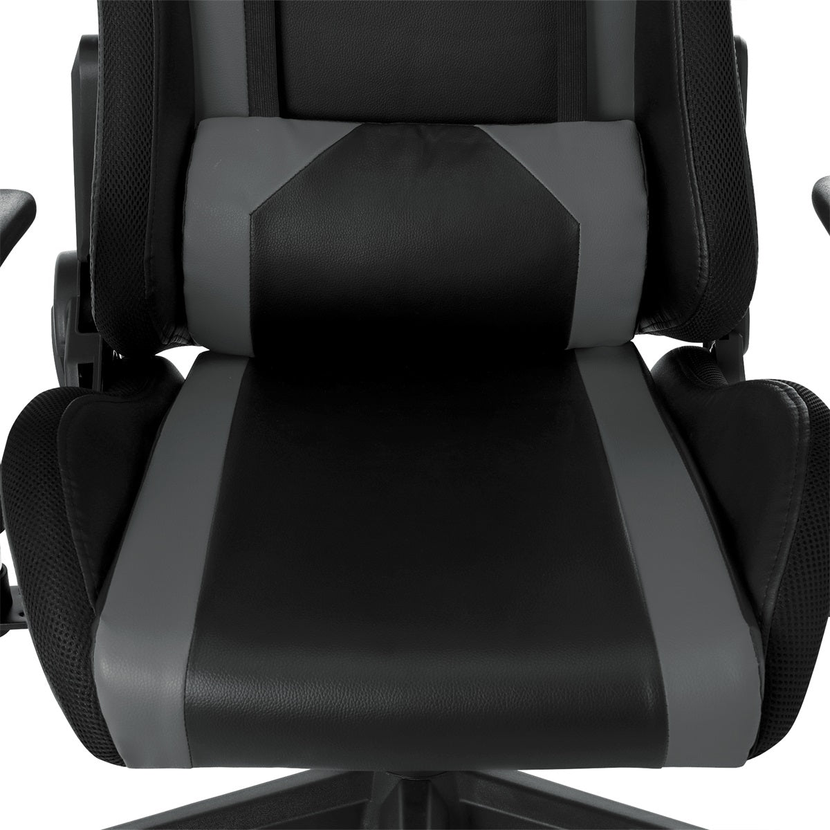 Chaise Gaming  avec  lumière LED et Bluetooth  Fauteuil Gamer avec  haut-parleur Noir et gris