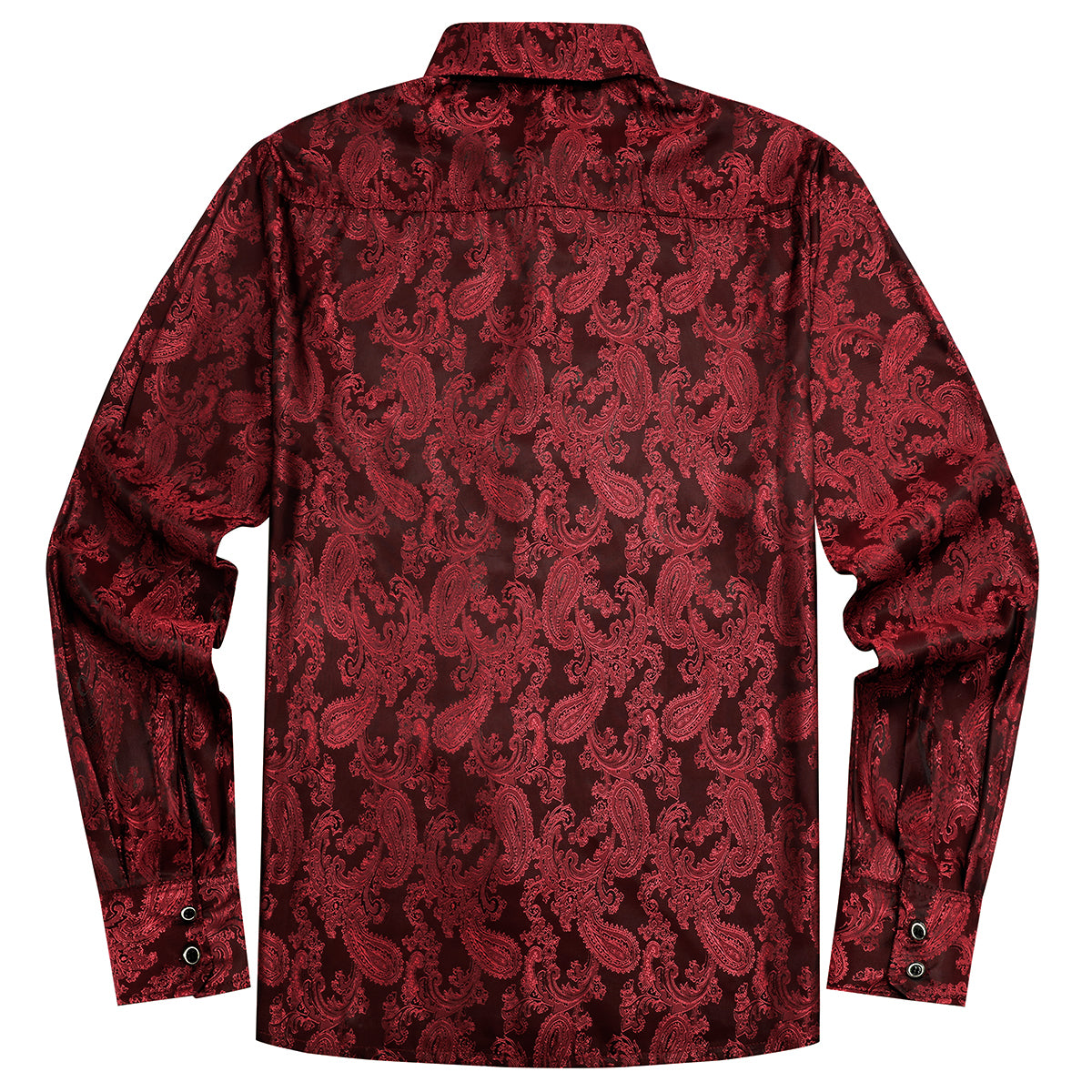 Cloudstyle Mens Paisley Shirt Long Sleeve Dress Shirt Button Down Casual Slim Fit