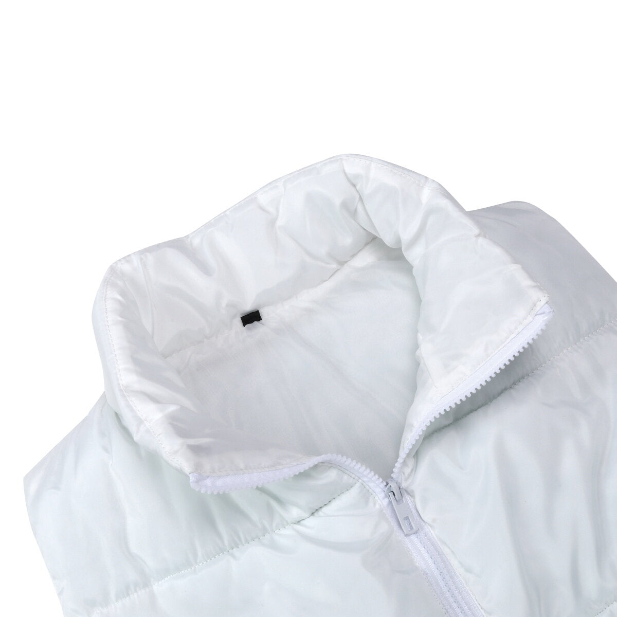 YFFUSHI Mens Classic Solid Color Stand Collar Ziper Down Vest