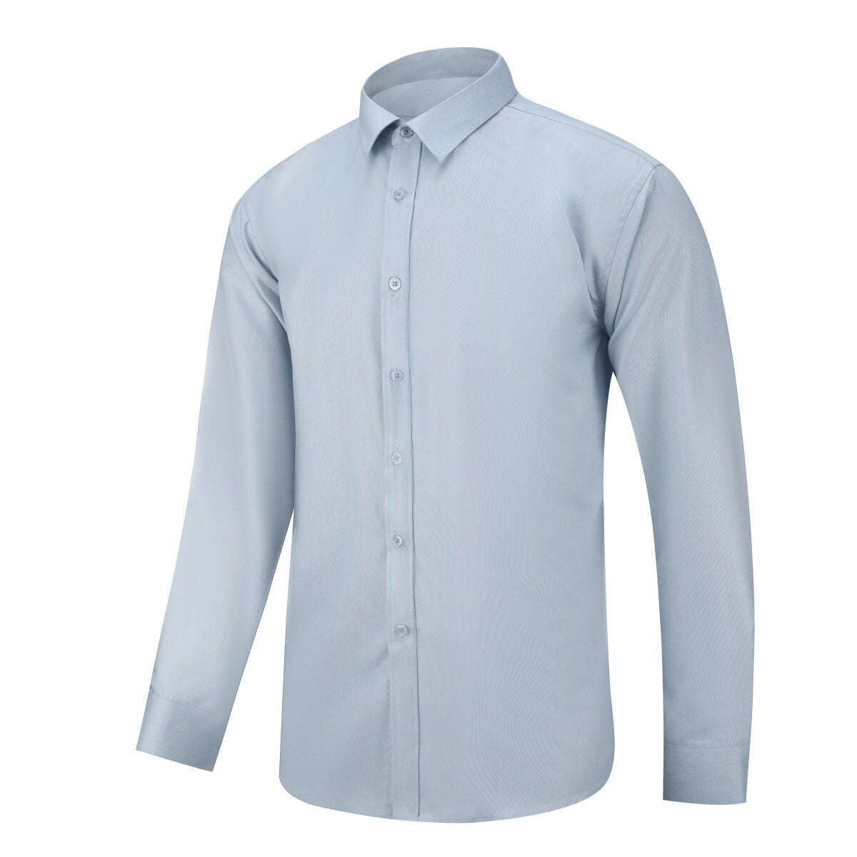 YFFUSHI Mens Long Sleeve Shirt Casual Business Lightwight Lapel Top