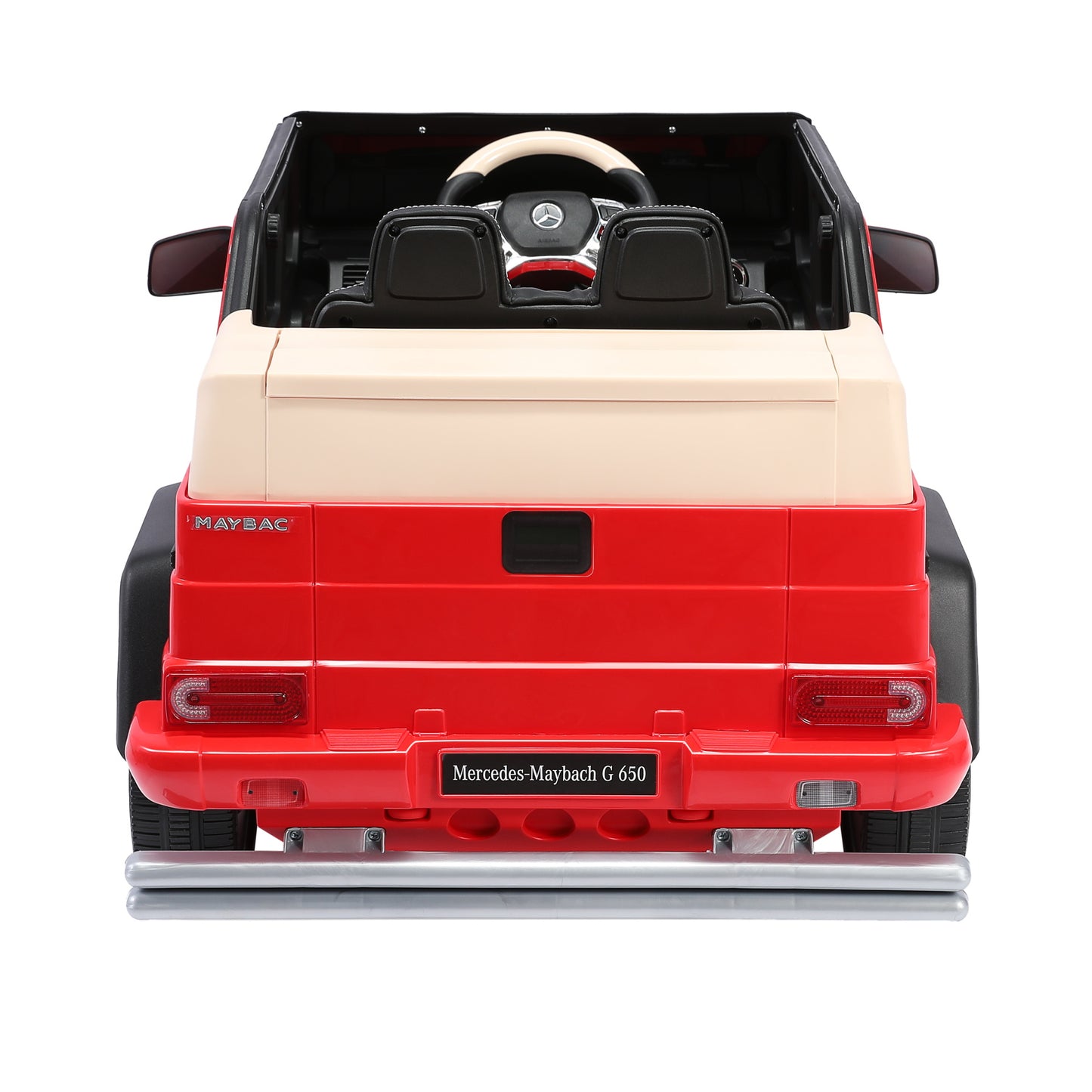 ORYXEARTH Carrinho elétrico Mercedes-Maybach G650 para crianças  - vermelha - 12V