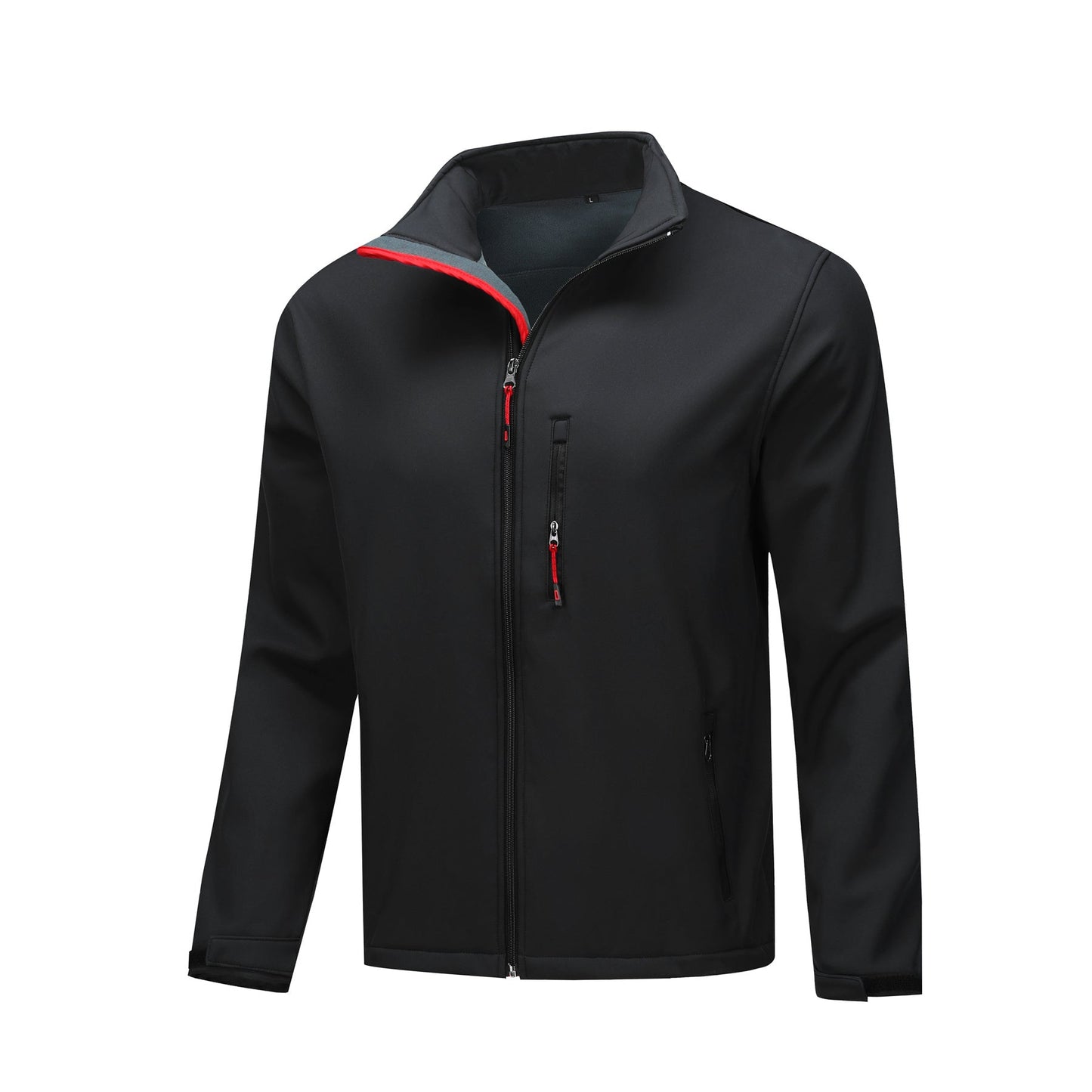 YFFUSHI Mens Lapel Zipper Waterproof Jacket