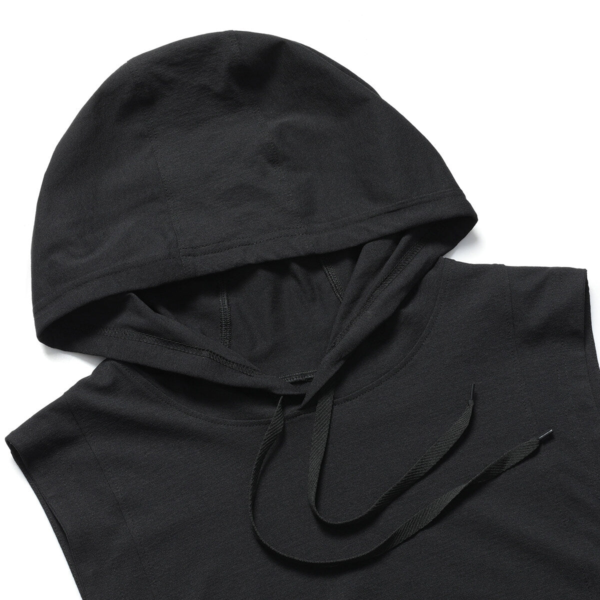 YFFUSHI Mens Sports Sleeveless Hoodie Gym Workout Solid Color Tank Top