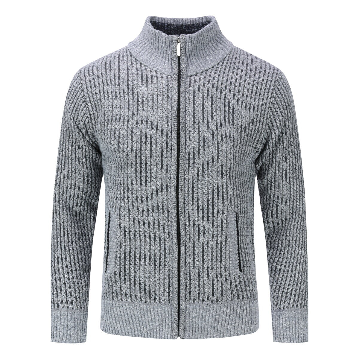 YFFUSHI Mens Slim Fit Solid Color Knit Cardigan