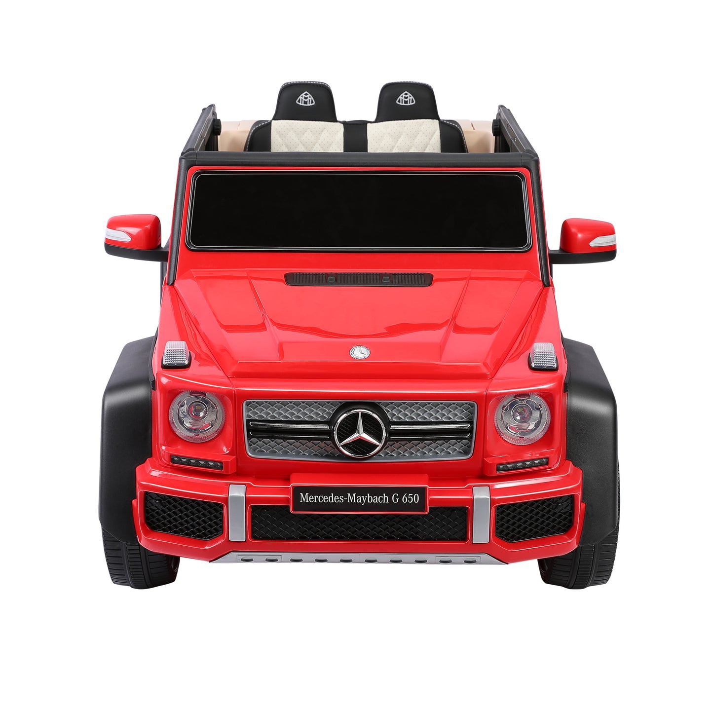 Carro elétrico Mercedes-Maybach G650 para crianças - ORYXEARTH - Vermelho - 12V - 3-5 km/h