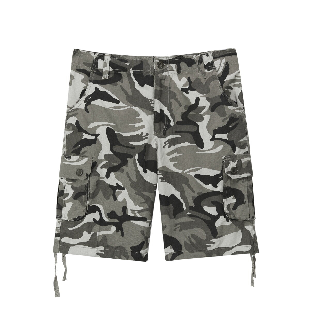 Mens Sports Hiking Camouflage Multi-Pocket Cargo Shorts