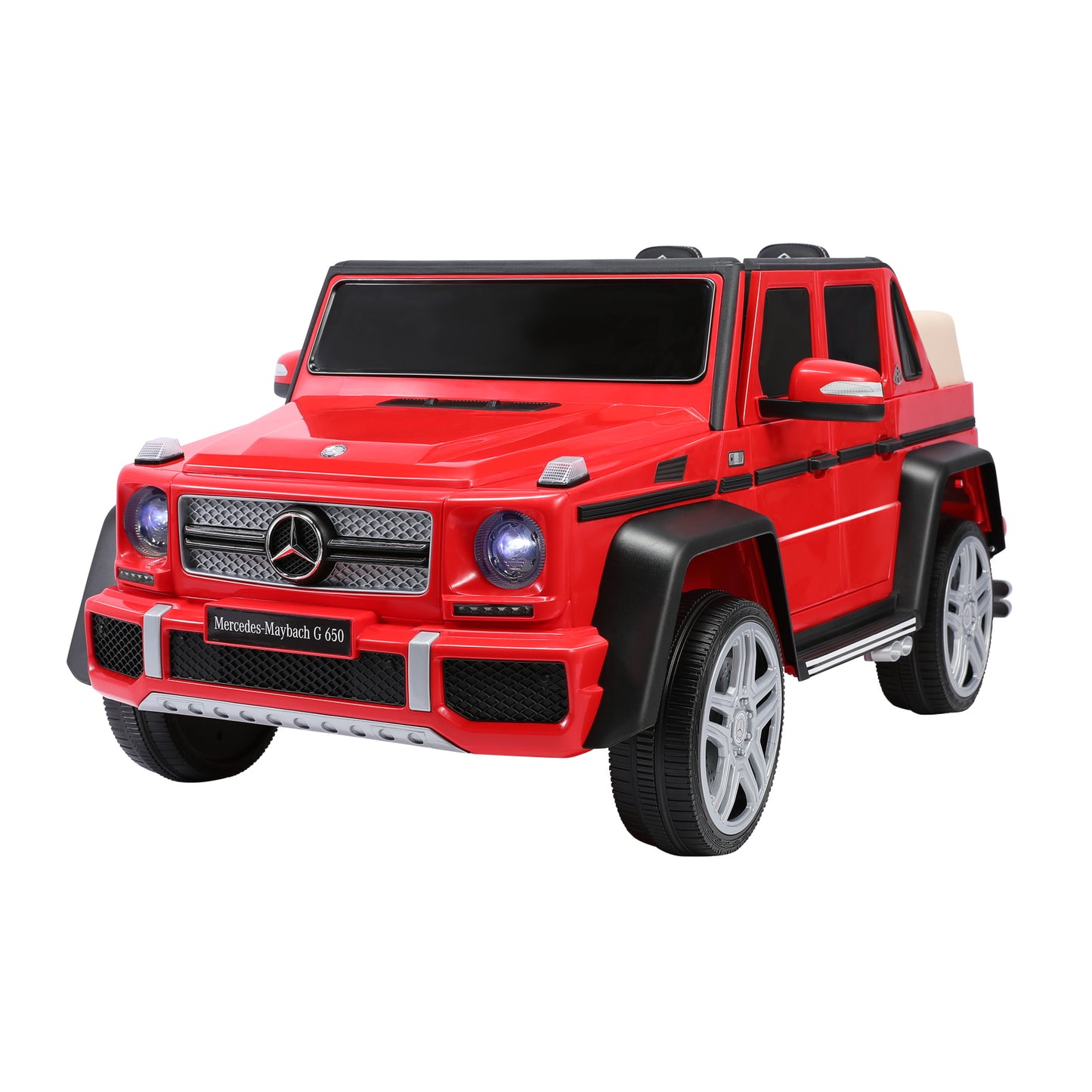 ORYXEARTH Carrinho elétrico Mercedes-Maybach G650 para crianças  - vermelha - 12V