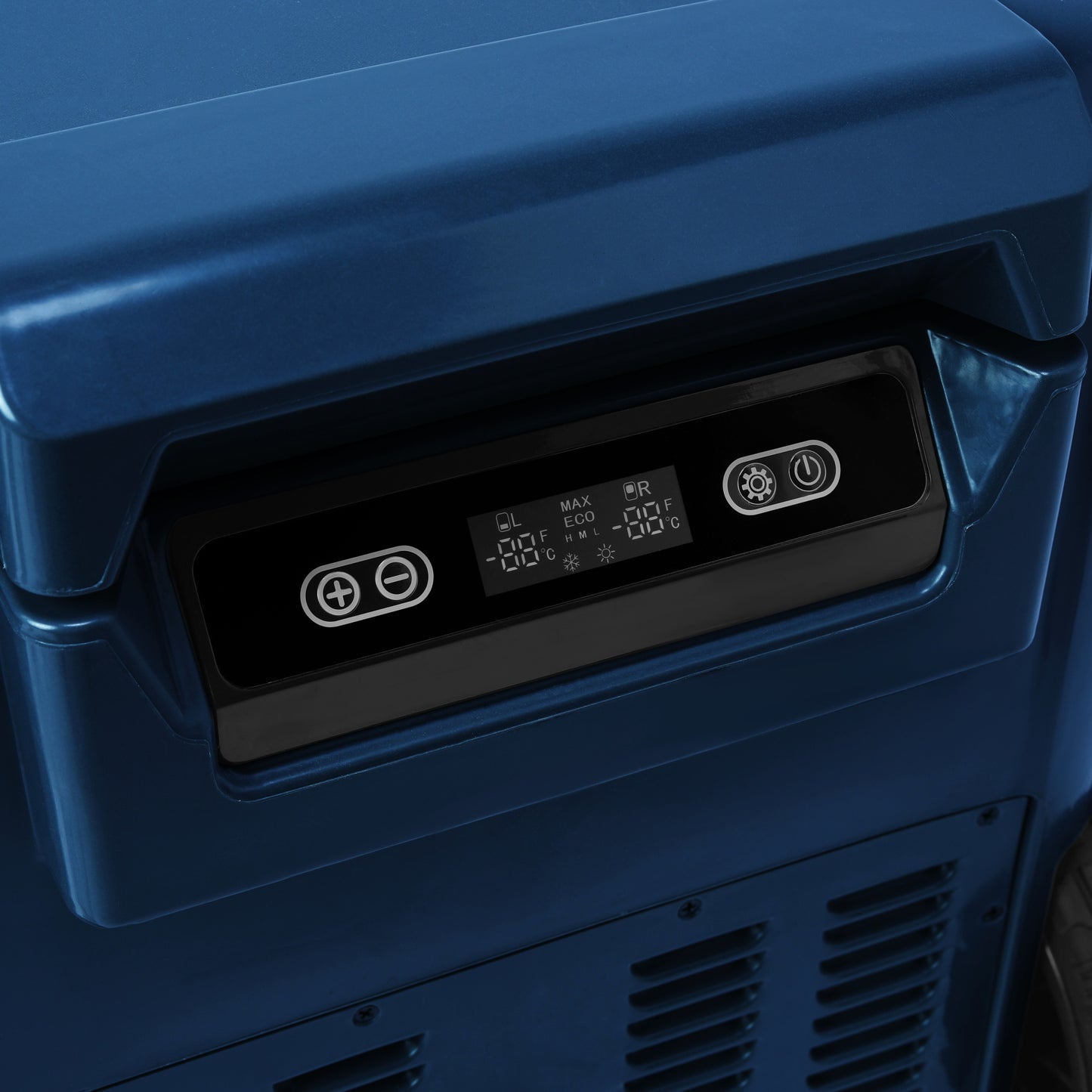 Nevera de compresor de 45 l: refrigerador para coche con control de temperatura dual