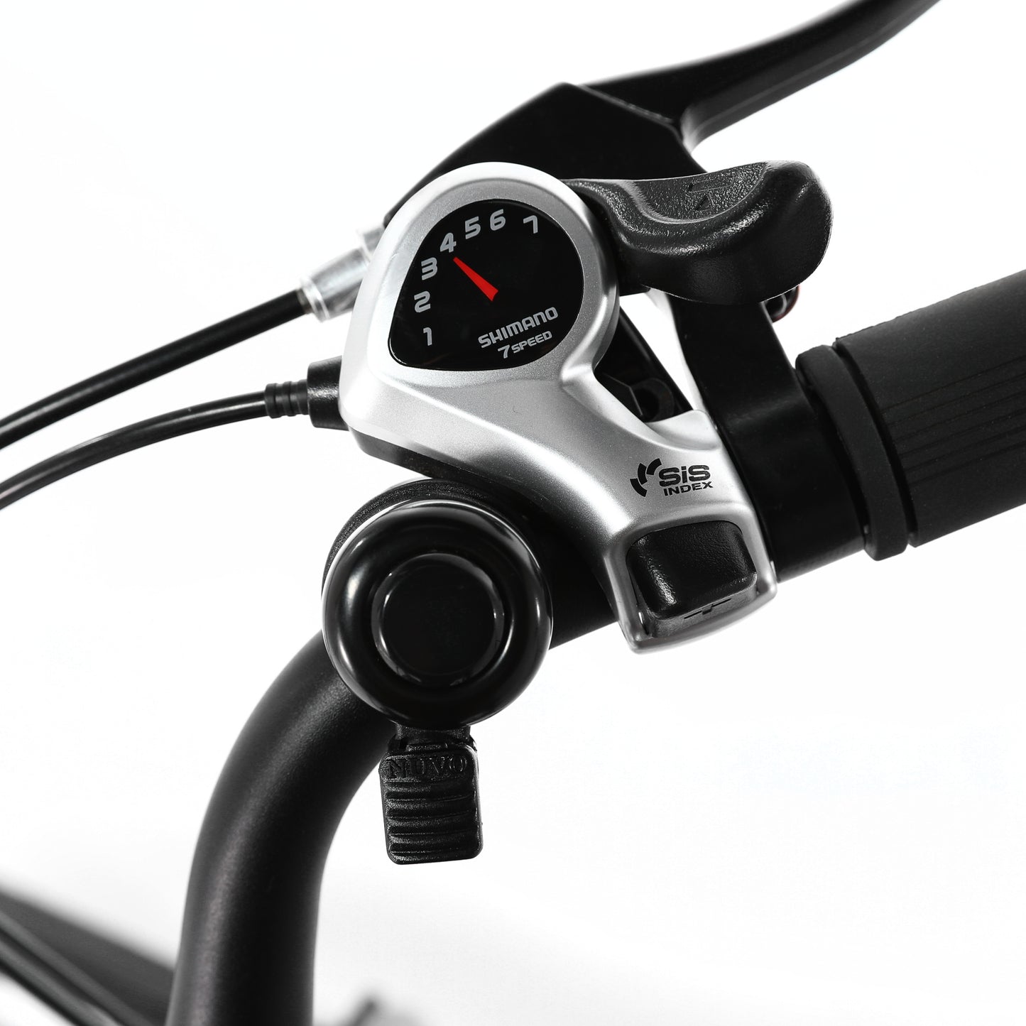Bicicleta Elétrica Oryxearth 250W-SHIMANO7V (rodas de 27,5 cm - alumínio cinza brilhante)
