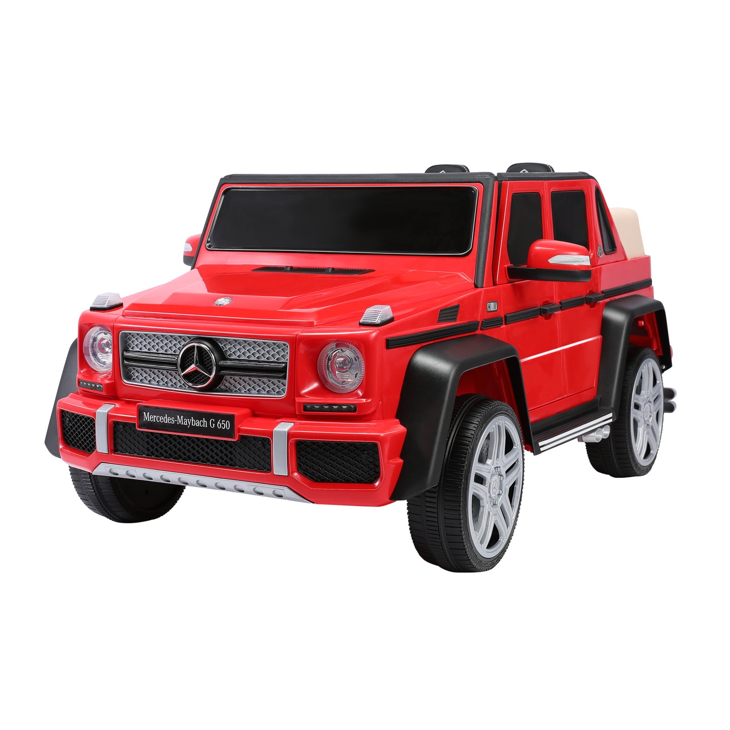 ORYXEARTH Carrinho elétrico Mercedes-Maybach G650 para crianças  - vermelha - 12V