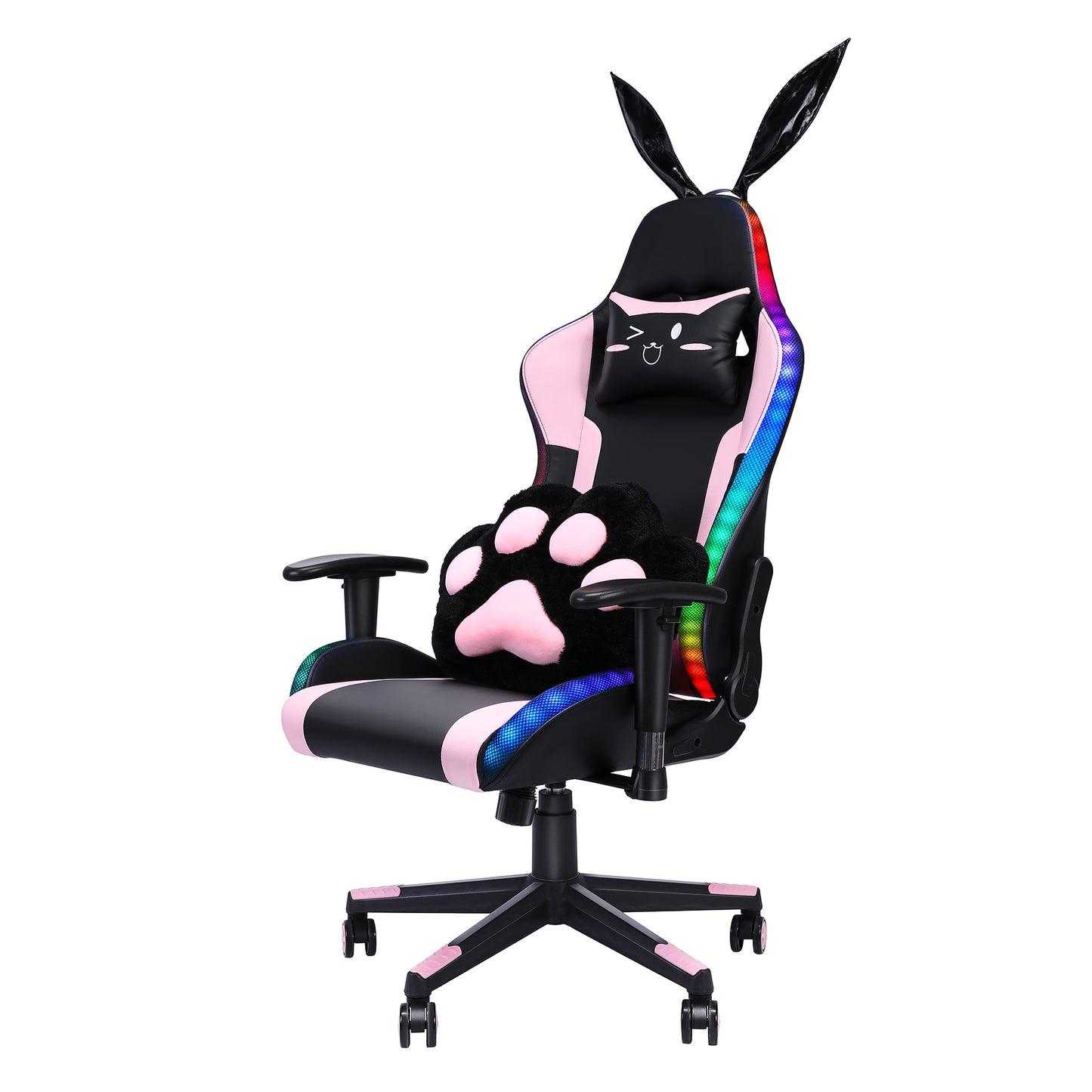 Cadeira Gamer HOMEMIYN (56x68x135 cm - Couro PU - pobre)