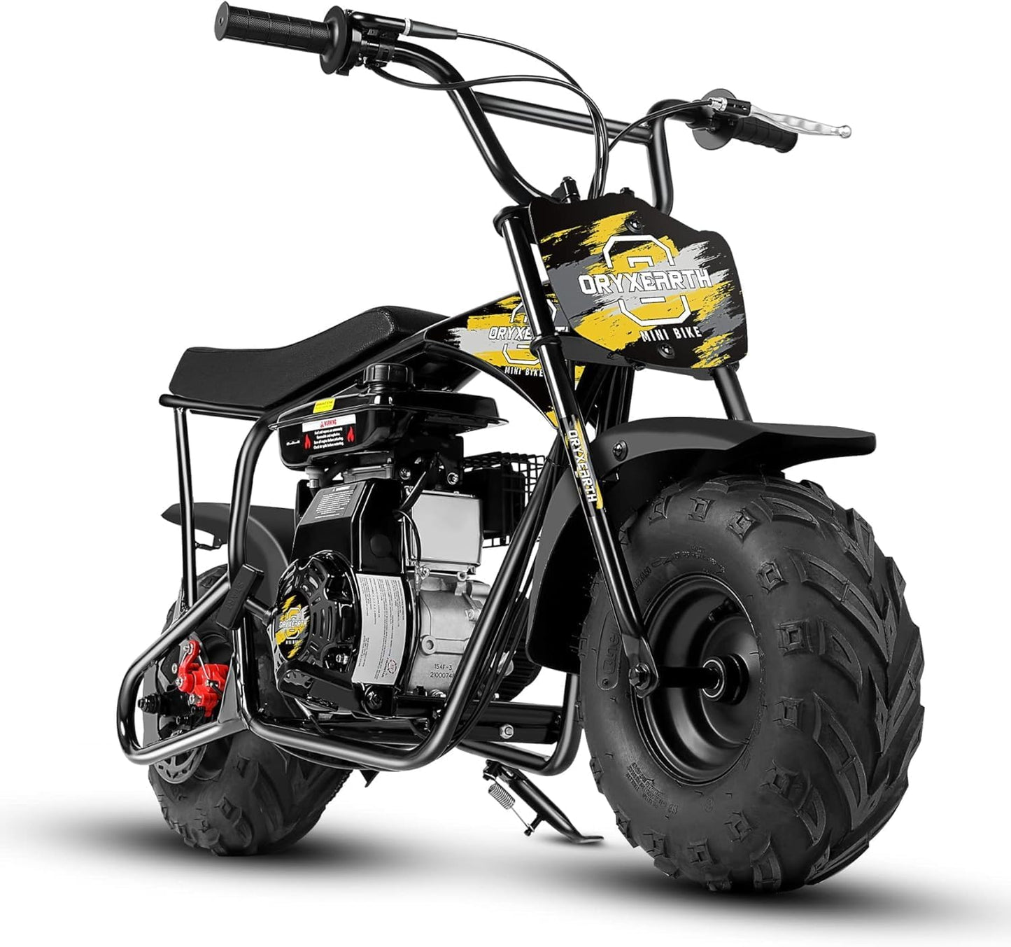Mota Infantil Off-Road HOMEMIYN 105cc(100x38x66.5 cm - Motor 4-Tempos a Amarelo Automática - Idade 13+)