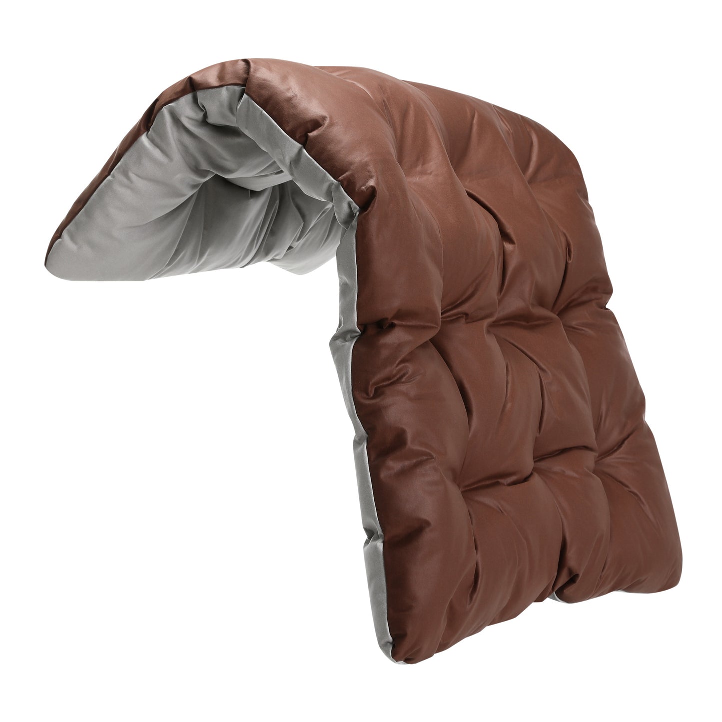 Cadeira de jardim HOMEMIYN (116,5 x 92 x 72cm - aço - braun)