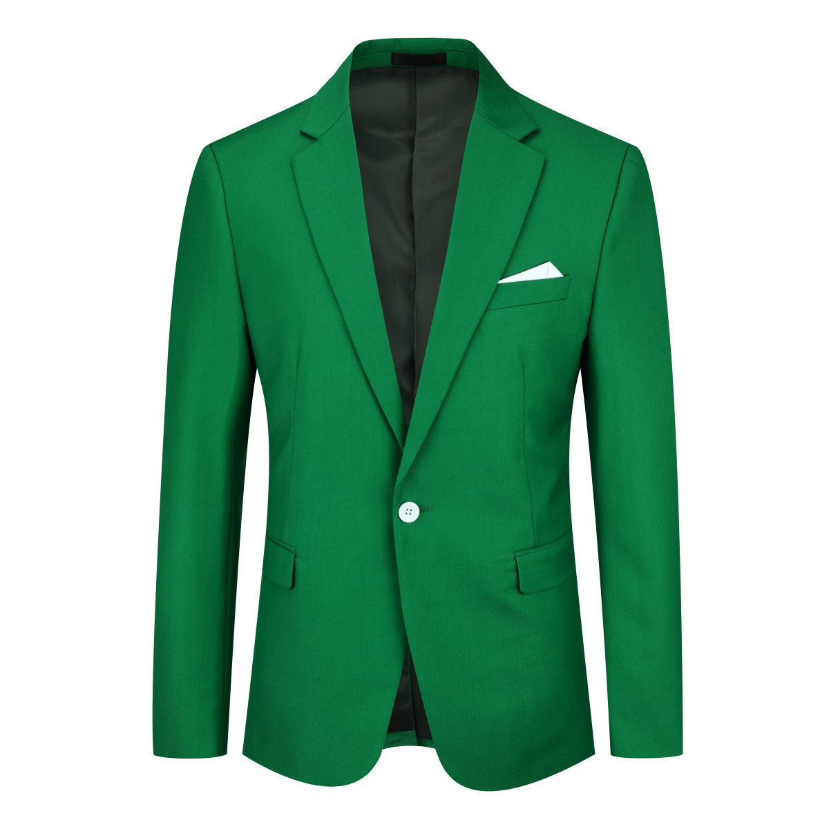 Cloudstyle Men's Suit Jacket One Button Slim Fit Sport Coat Daily Black Blazer