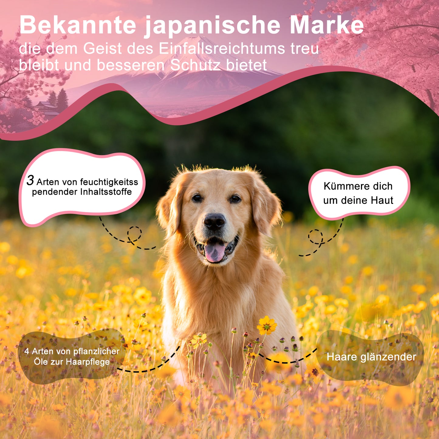 Champú para animales THE ANIMAL ORGANICS Champú para perros Natural Hecho en Japón 250 ml