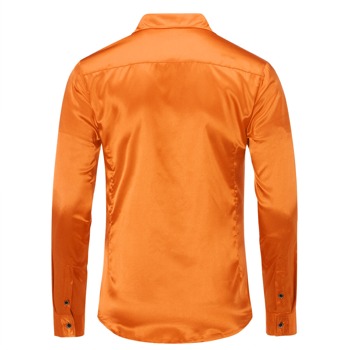 YFFUSHI Mens Fashion Casual Long Sleeve Lapel Shirt