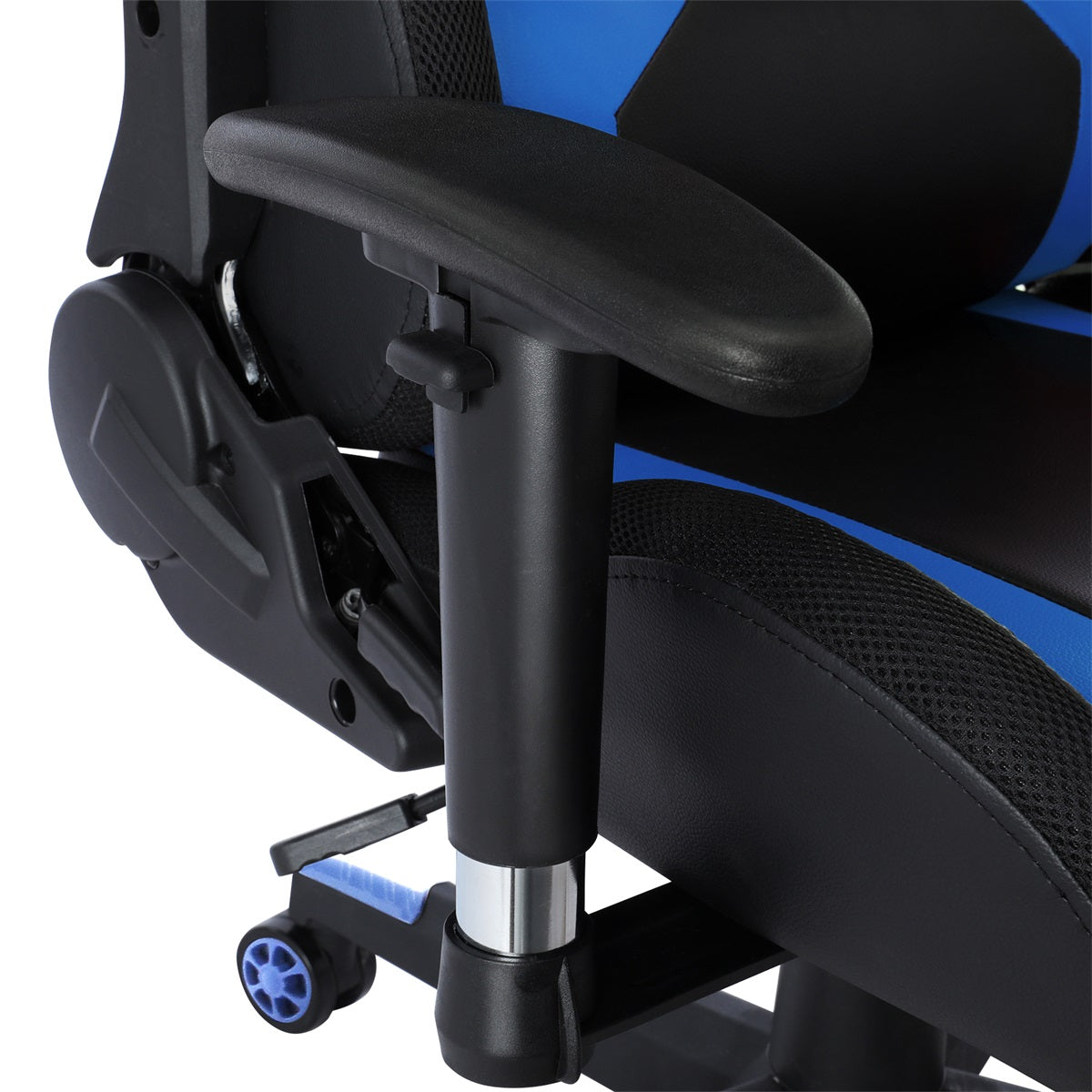 Cadeira de jogo com luzes LED RGB e alto-falantes Cadeira de gaming Cadeira de escritório estilo racing Cadeira PC de couro PU