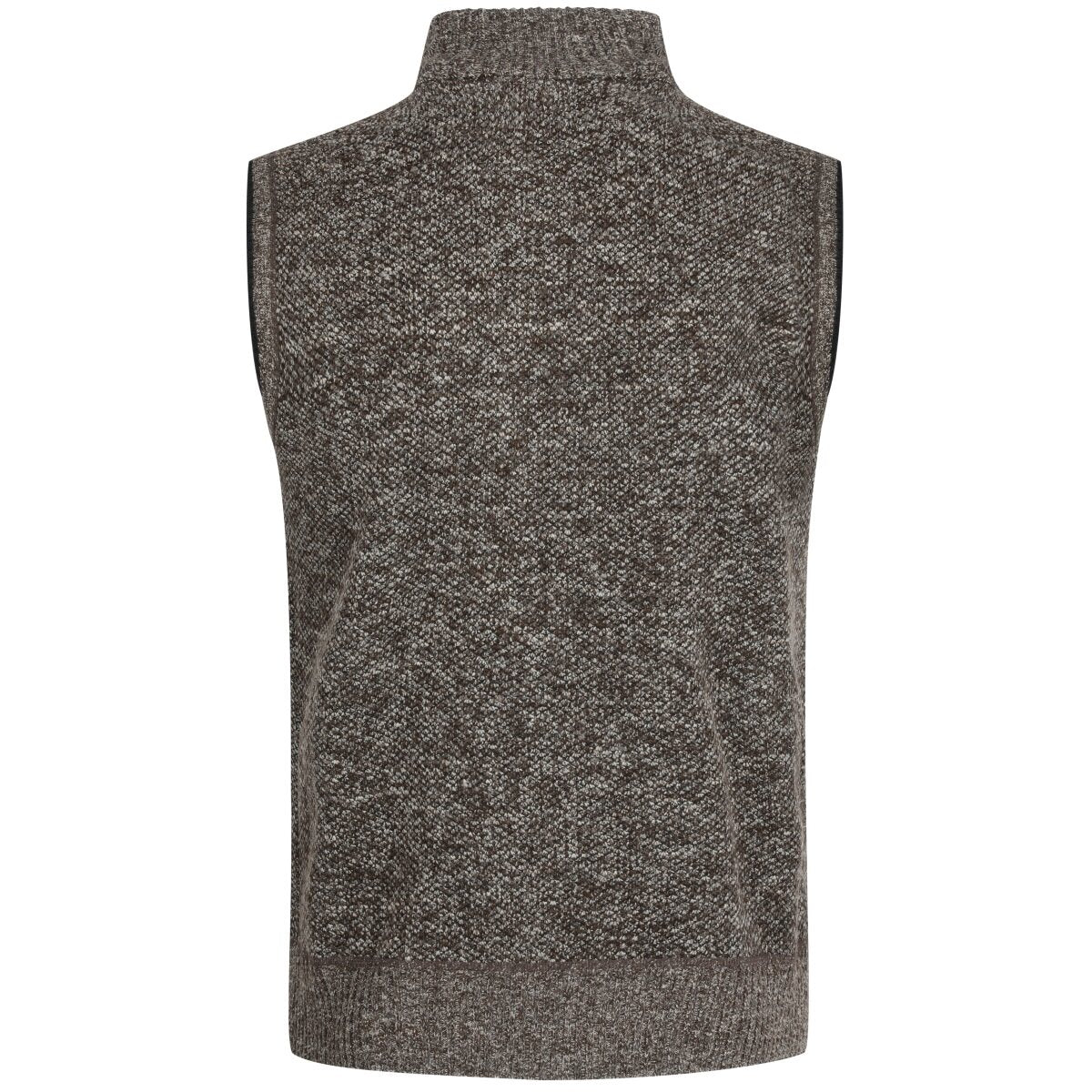 YOUTHUP Mens Knitted Gilet Fleece Lining Quilted Cardigan