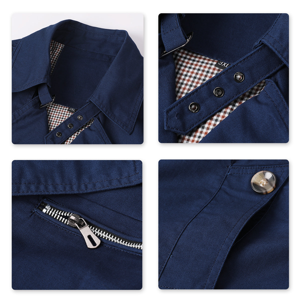 Mens Single Breasted Windproof Overcoat Long Style Jacket