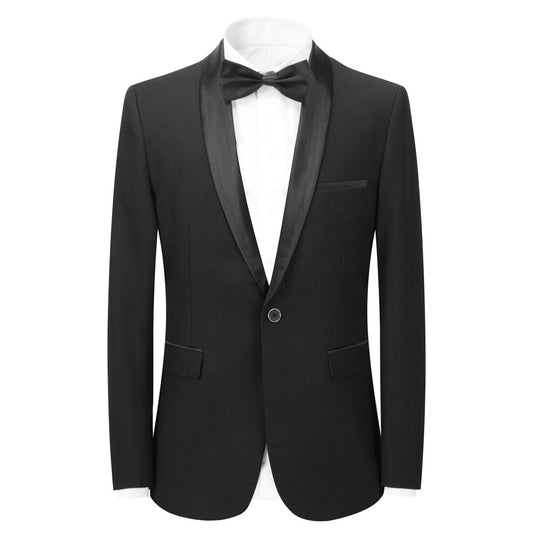 YFFUSHI Mens Party Prom Formal Shawl Lapel Fitted Dress Jacket
