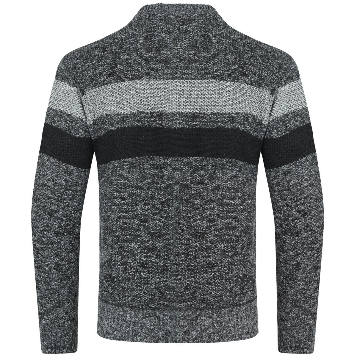 YOUTHUP Mens Casual Slim Full Zip Knitted Cardigan Sweaters