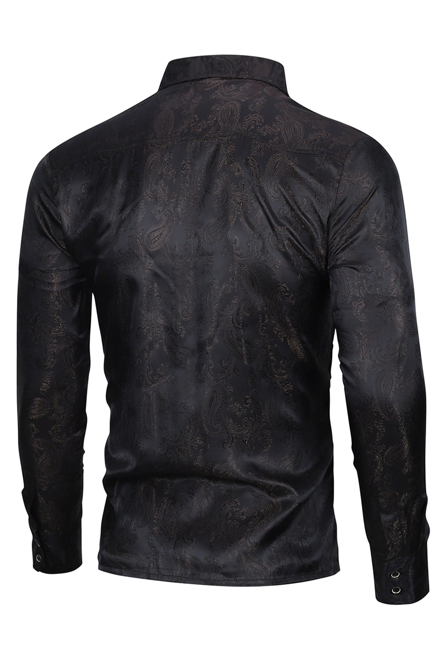 Cloudstyle Mens Paisley Shirt Long Sleeve Dress Shirt Button Down Casual Slim Fit