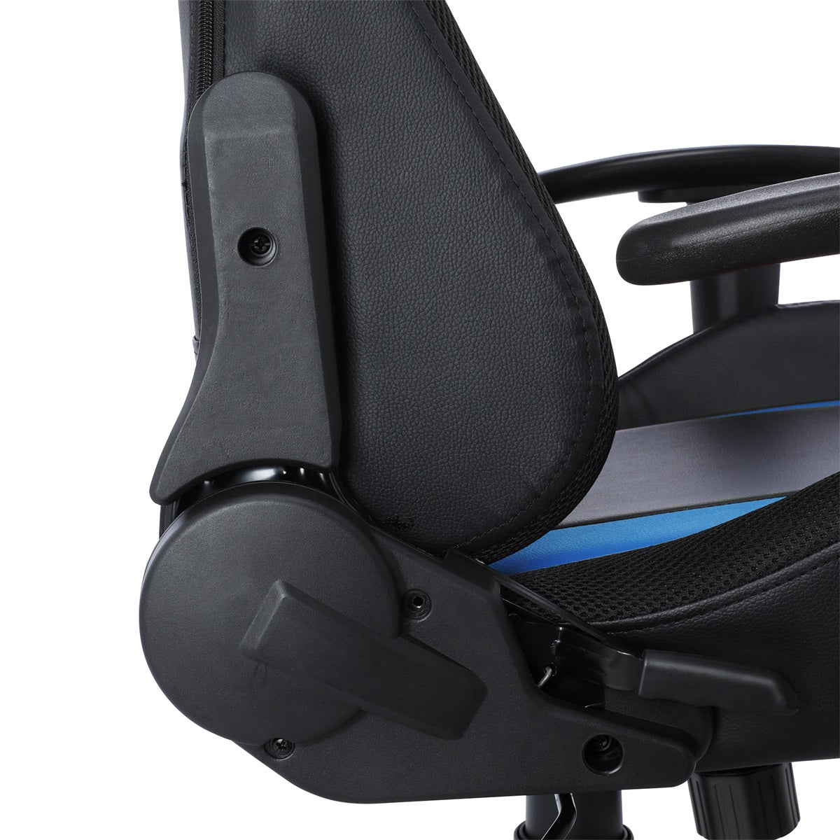 Cadeira de jogo com luzes LED RGB e alto-falantes Cadeira de gaming Cadeira de escritório estilo racing Cadeira PC de couro PU