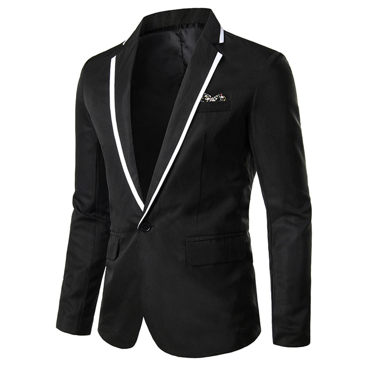 Cloudstyle Men's Casual Slim Fit Suit Jacket one Button Business Daily Blazer