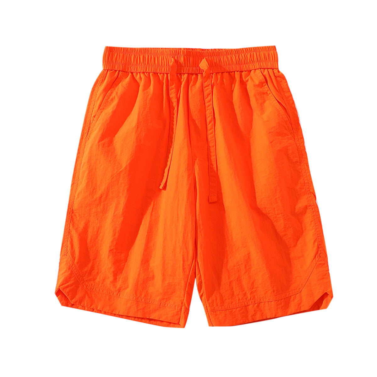 YFFUSHI Mens Drawstring Straight Sportsman Shorts Cropped Pants