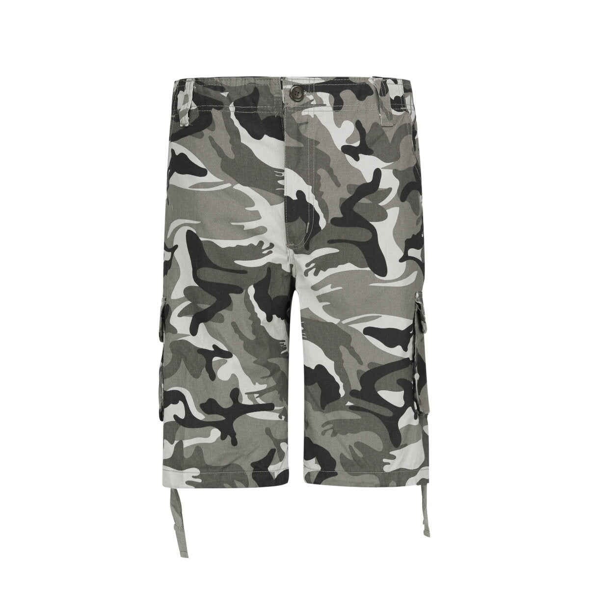 YFFUSHI Mens Sports Hiking Camouflage Multi-Pocket Cargo Shorts