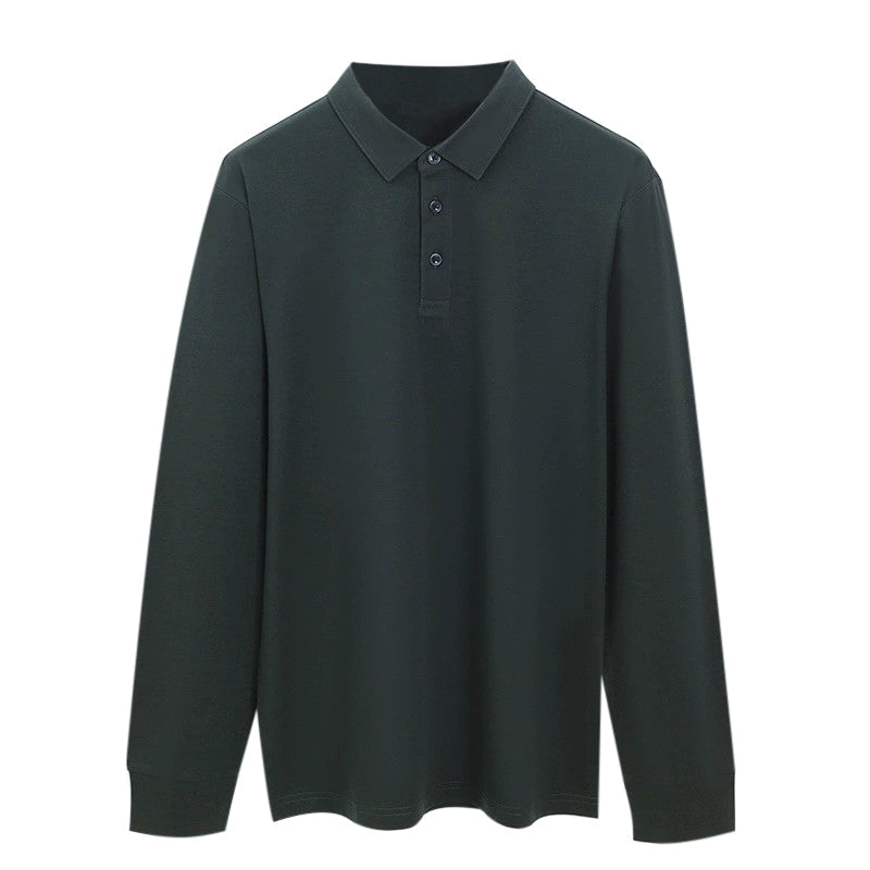YFFUSHI Mens Soft Mercerized Cotton Long Sleeve Non-iron Shirt