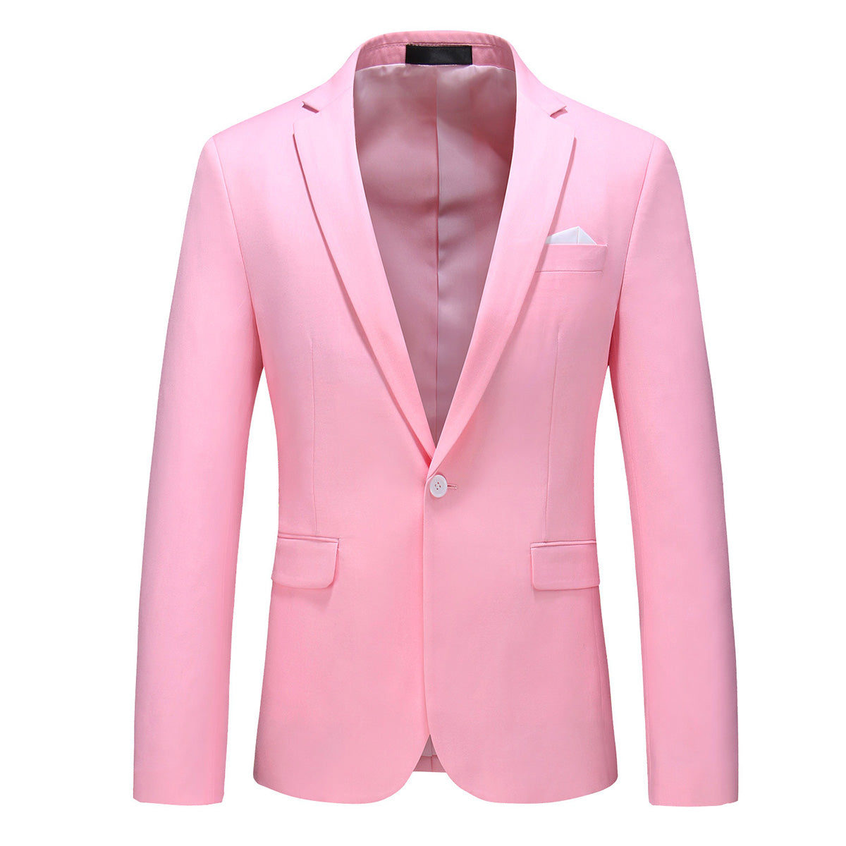 Cloudstyle Men's Suit Jacket One Button Slim Fit Sport Coat Daily Black Blazer