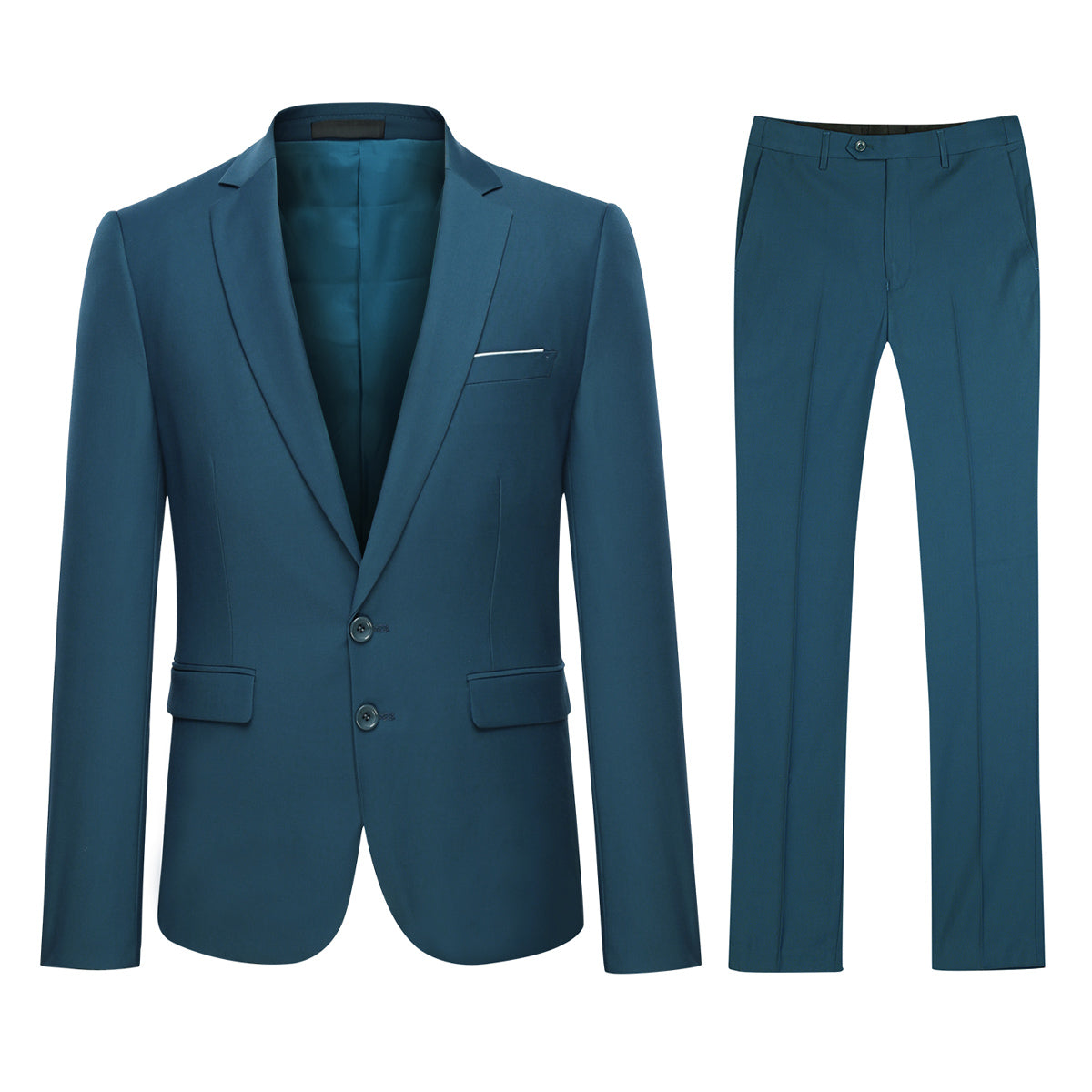 Cloudstyle Men's 2-Piece Suits Slim Fit 2 Button Dress Suit Jacket Blazer & Pants Set
