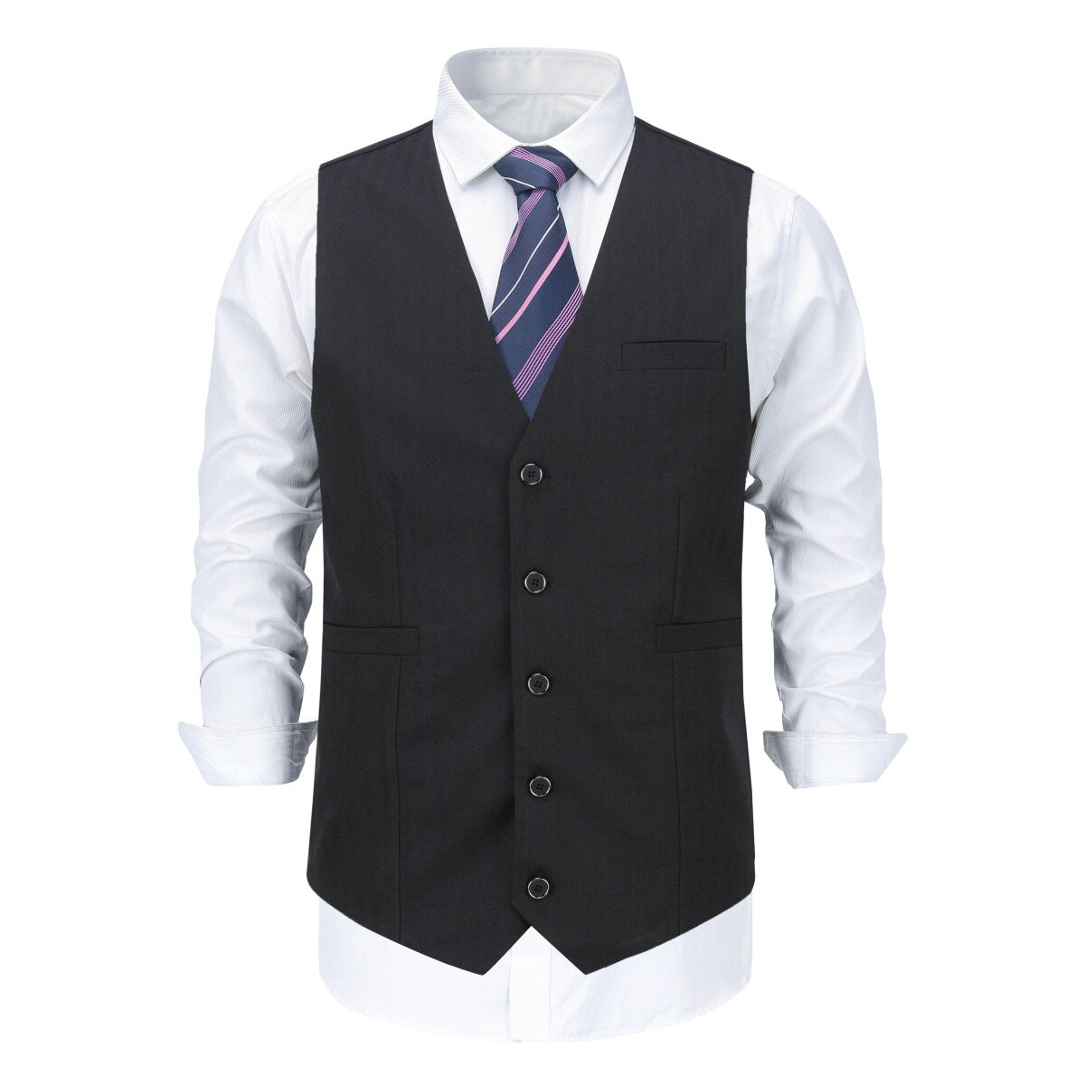 YFFUSHI Mens Formal Business Slim Fit Suit Vest