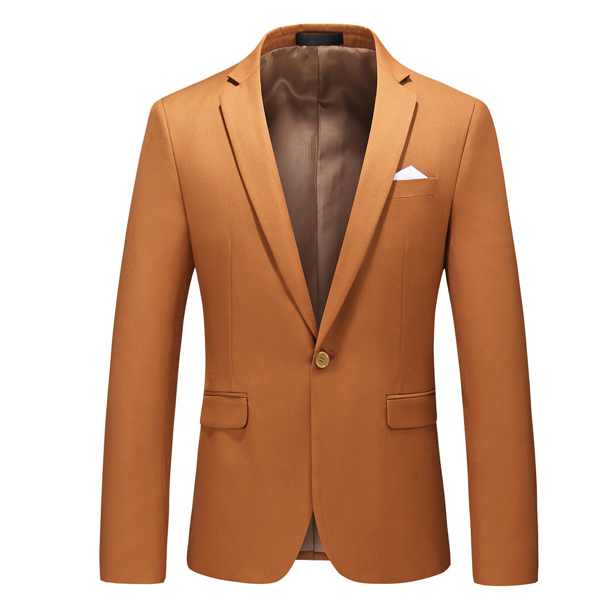 Cloudstyle Men's Suit Jacket One Button Slim Fit Sport Coat Daily Black Blazer