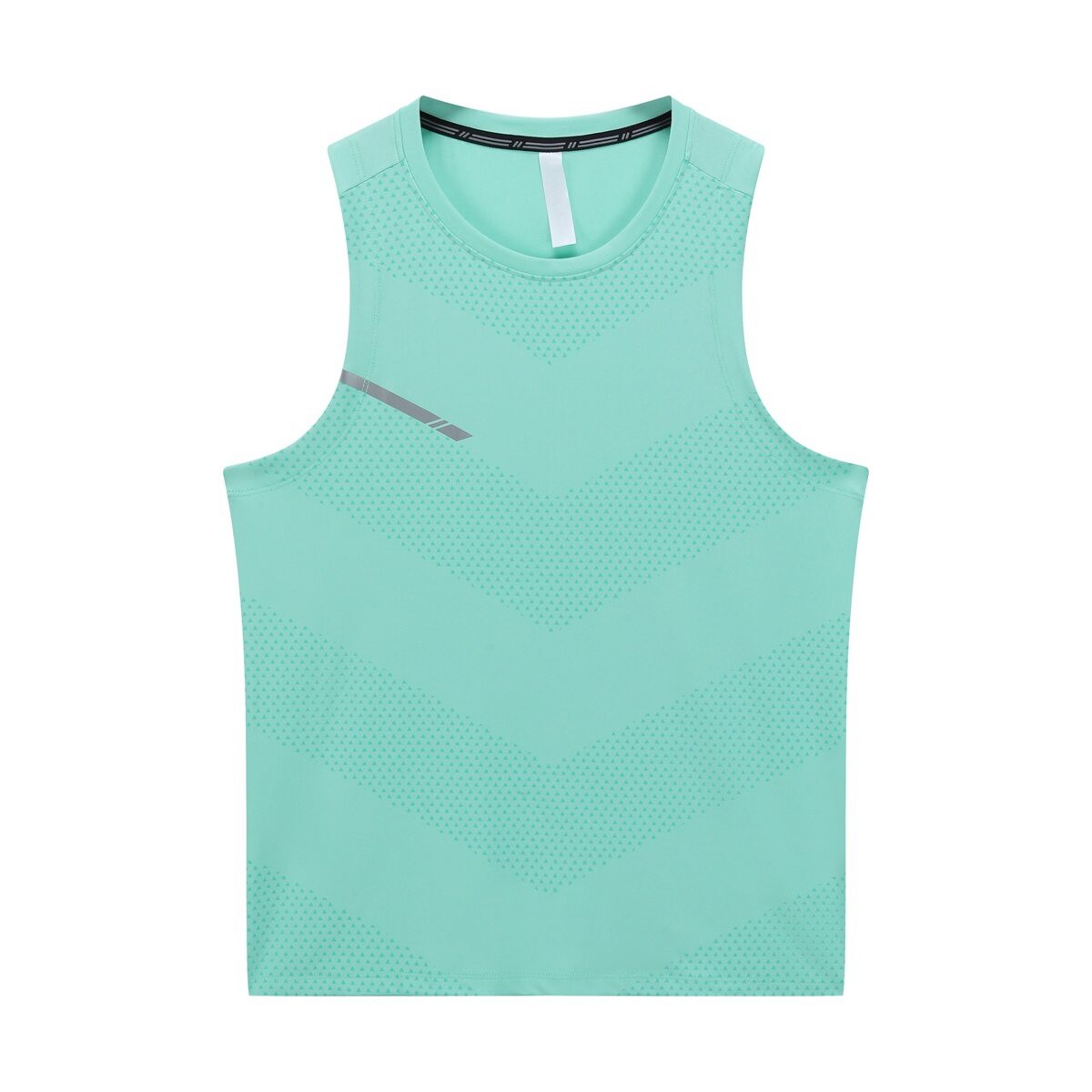 YFFUSHI Mens Sports Shirt Reflective Quick Dry Breathable Gym Workout Tank Top