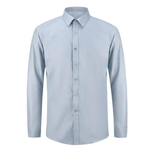 YFFUSHI Mens Long Sleeve Shirt Casual Business Lightwight Lapel Top
