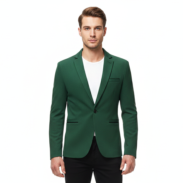 Cloudstyle Men's Suit Jacket One Button Slim Fit Sport Coat Business Daily Blazer