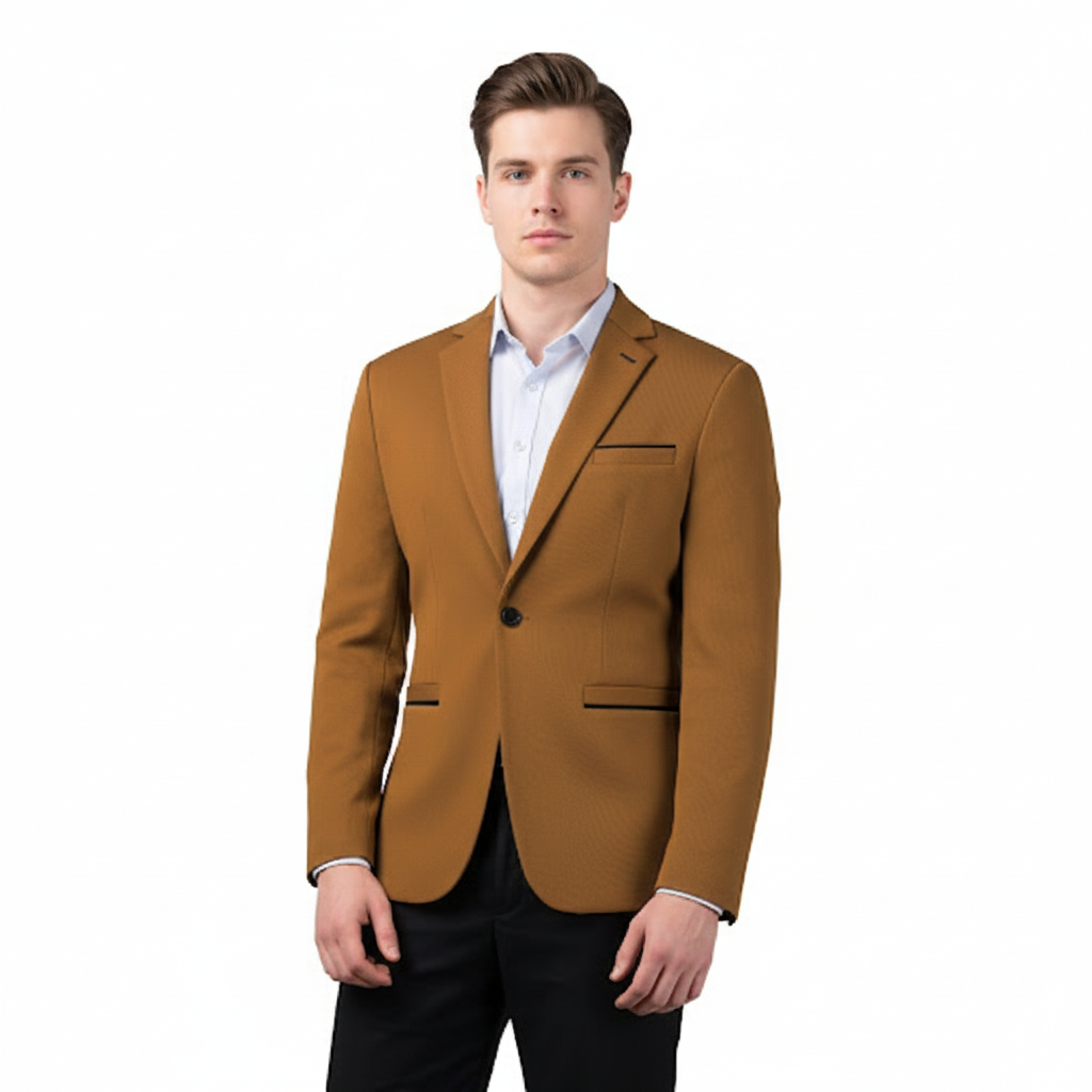 Cloudstyle Men's Suit Jacket One Button Slim Fit Sport Coat Business Daily Blazer
