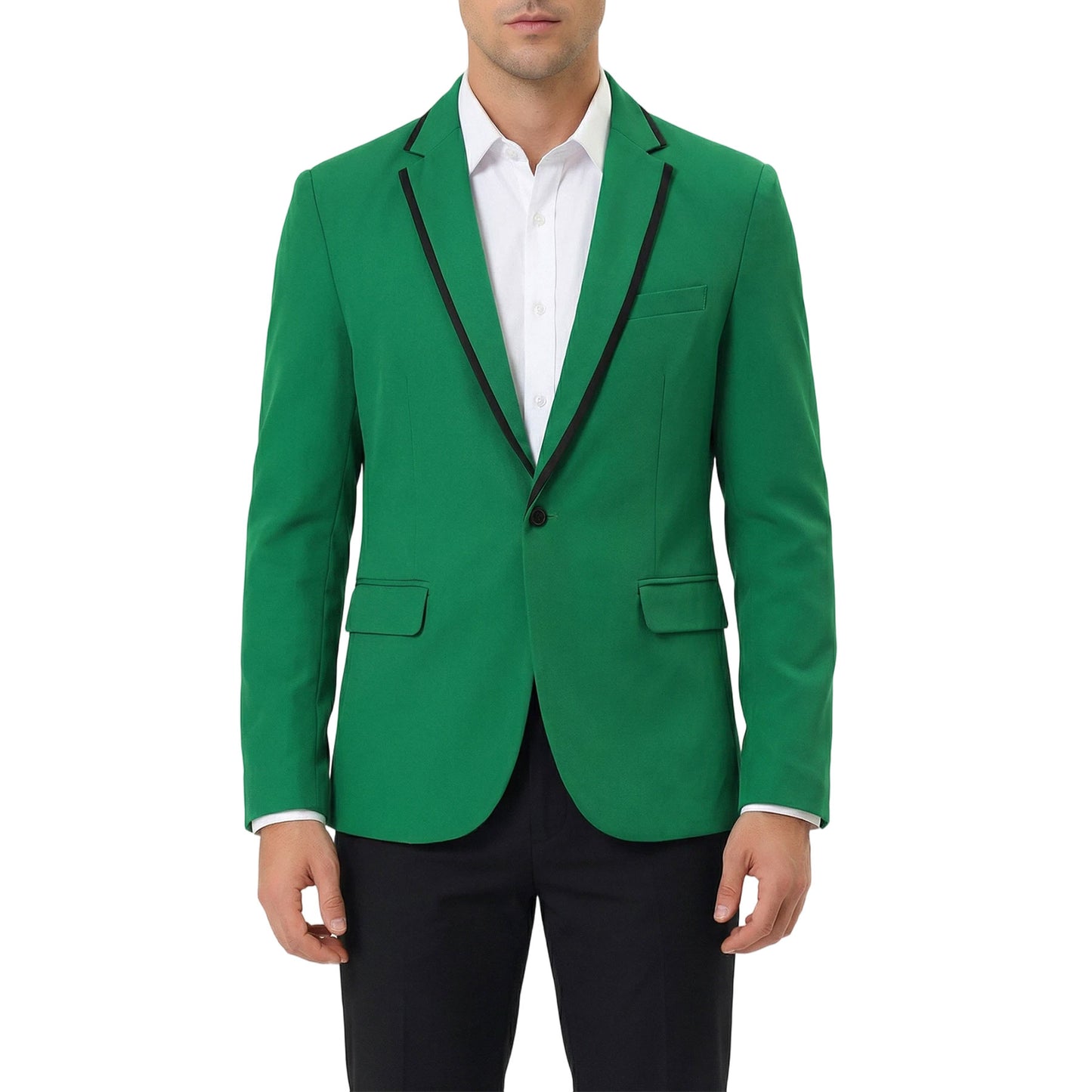 Cloudstyle Men's Casual Slim Fit Suit Jacket one Button Business Daily Blazer