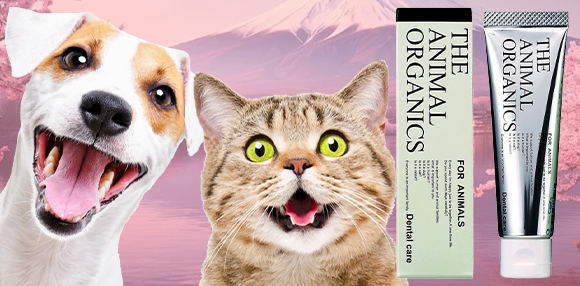 Pasta de dientes orgánica para perros THE ANIMAL ORGANICS 30 g - Higiene bucal natural, fabricada en Japón