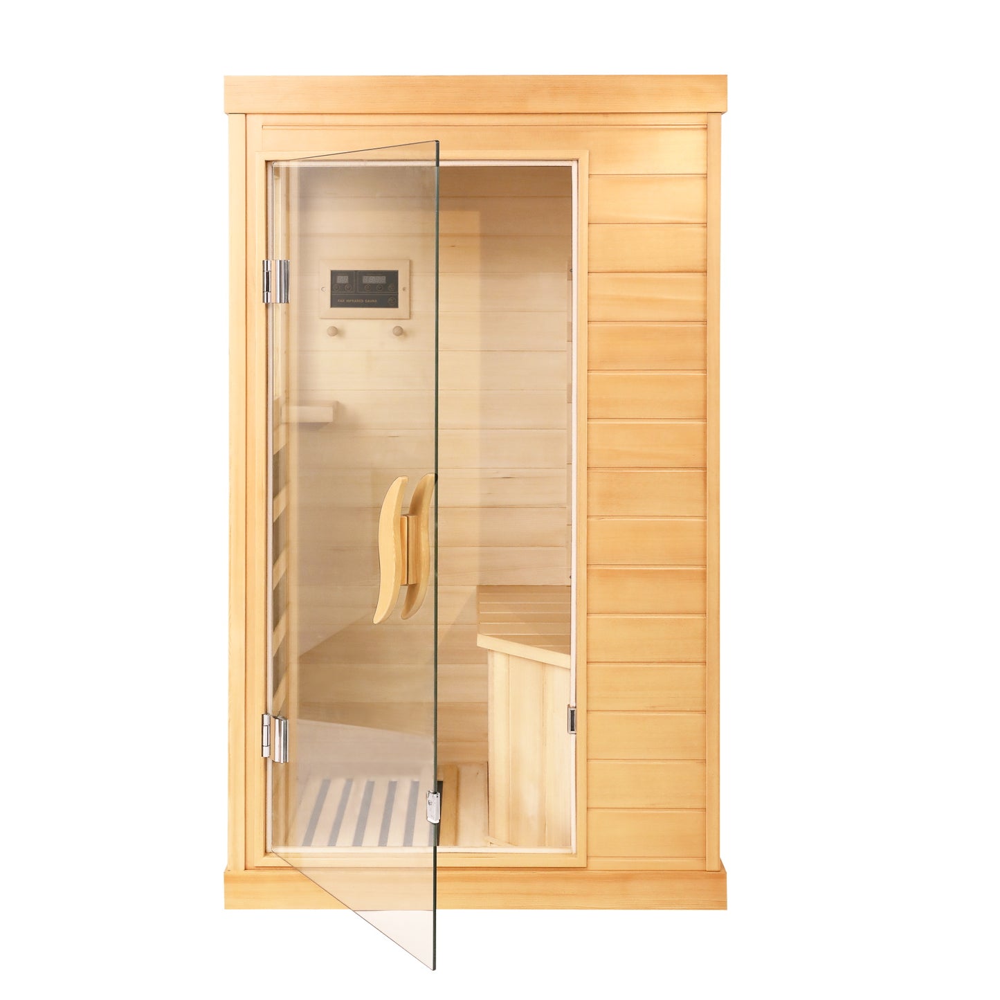 Sauna Infrarouge Portable 1-2 Personnes – Hemlock Canadien avec Bluetooth et Technologie Far Infrared