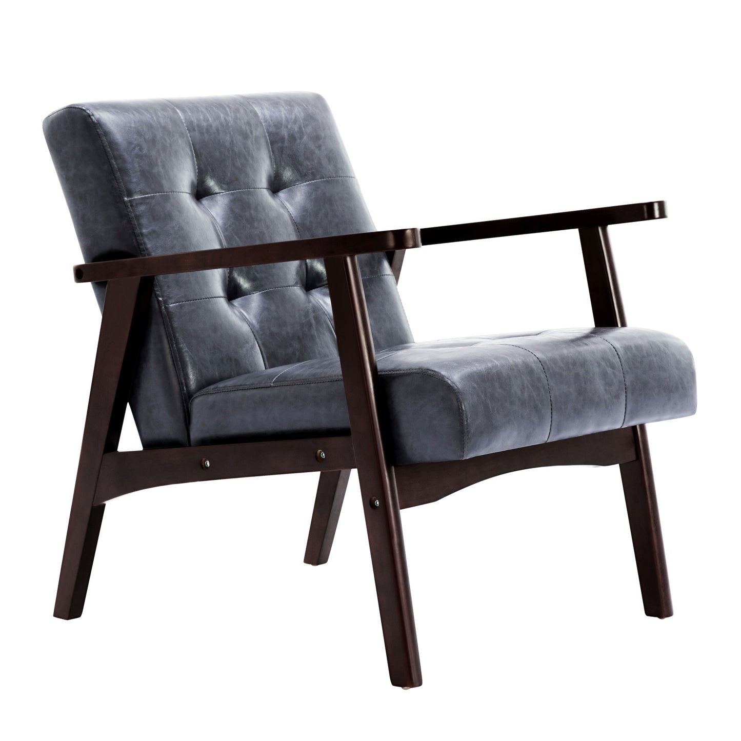 Cadeirão HomeMiYN Estilo Clássico Encaracolado Gris
