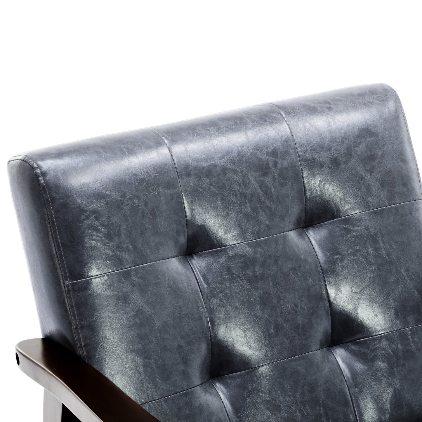 Cadeirão HomeMiYN Estilo Clássico Encaracolado Gris