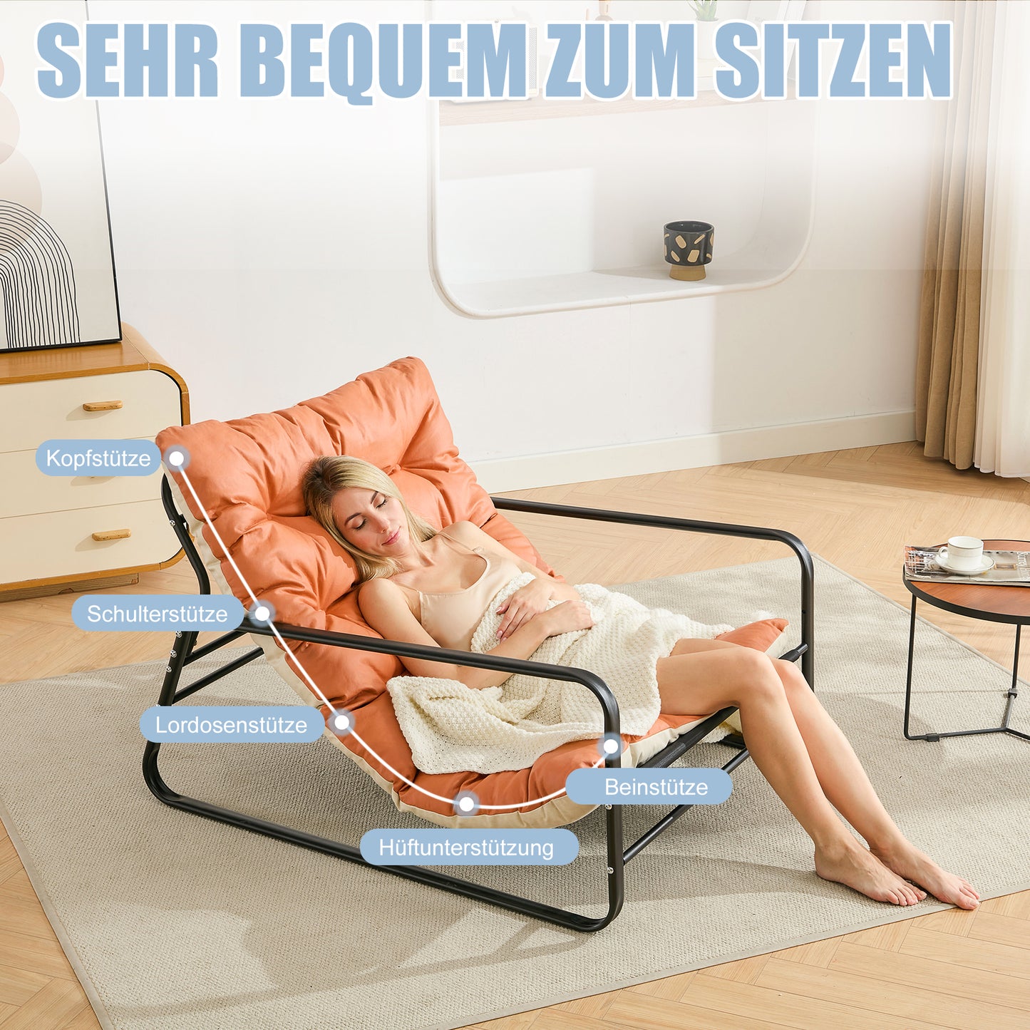 Sessel Loungesessel Liegestuhl